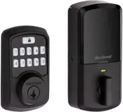 *1-Set* Kwikset Aura Keypad Bluetooth Smart Lock Deadbolt Matte Black 99420-003