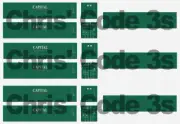 Adhesive Vinyl Shipping Container Decal suit OO gauge Hornby - Capital 3pk