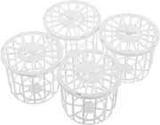 SUPVOX 4pcs Durable Plastic Bird Nest for Cage Canary Breeding Hut Nesting Material Safe Nesting Accessories for Birds Efficient Storage Supportive Environment
