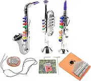 VINTORKY 1 Set Saxophone Blowing Kalimba Musical Playthings Creative Instrument present for Musical Development