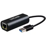 【現折$50 最高回饋3000點】 伽利略 USB3.0 GIGA LAN 網路卡 鋁合金(黑) AU3HDVB