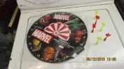 Marvel Reversible Magnetic Dartboard & Darts Hulk,Spider Man,Captain America,