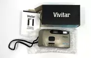 Vivitar T200 35mm Point And Shoot Camera In Original Box With Paper Manual