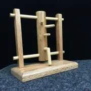Mini Chinese Wing Chun Stake Wooden Dummy Kongfu Décor 60679