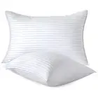 Standard Size Pillows Set of 2 - Fluffy & Supportive Down Alternative Pillows...