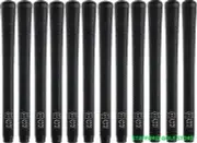 The Grip Master Perforated Leather Golf Grips Midsize Black .600" Set of 12