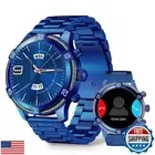 OHUGNA Smart Watch for Men Bluetooth Answer/Make Call, 1.43" AMOLED Display L