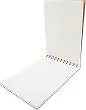 ULTECHNOVO Drawing Notebook Top Spiral Bound: A5 Size Unlined Journals Kraft Paper Sketchbook for Artists