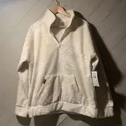 ROXY Sweet Shade Half Zip Pullover Fleece, Size L, Brand New With Tags! $76