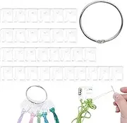 Floss Drops Stitches | Clear Acrylic Pegboard Thread Drops - Floss Drops Bobbins, Floss Organizer for Cotton Thread Craft Sewing Storage