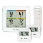 01096M Temperature & Humidity Station with 3 Indoor/Outdoor Sensors