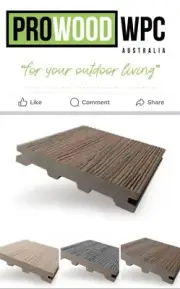 COMPOSITE WPC DECK SOLID BOARDS 30 YRS WARRANTY SND BAL29 rating