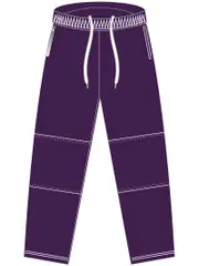 Aubergine Straight Leg Trackpants