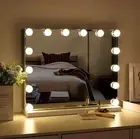 Hollywood Vanity Style LED Makeup Lights Mirror with 3 Color Modes Lights with 1