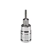 Powerbuilt 1/4 Inch Drive T-8 Tamper Proof Torx Bit Socket - 648453