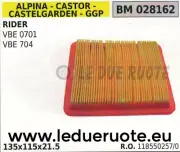 118550257 Air Filter Mower Lawn Mower Lawnmower Stiga Castelgarden Vbe 0701