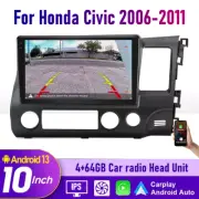 Camera Apple CarPlay Android auto Head unit radio For Honda Civic 2006-2011