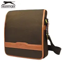 在飛比找森森購物網優惠-Slazenger 12吋 史萊辛格單層直式肩背包(咖)