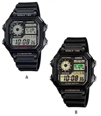 在飛比找Yahoo奇摩拍賣-7-11運費0元優惠優惠-【高冠國際】Casio AE-1200系列 手錶 十年電力 