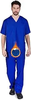 M&M SCRUBS Men Scrub Set Medical Scrub Top and Pants