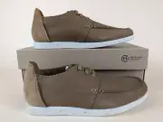 Clarks Shoes Mens 7 M ShacreLite Low Moc Oxford Brown Nubuck Leather Lace Up NWB