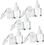 SHERCHPRY 10pcs Glass Dropper Bottles Essential Oil Sample Bottles Portable Travel Spray for Essential Oils