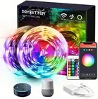 50ft Led Strip Lights Tuya WiFi App Remote Control Sync to Music, Alexa enabled