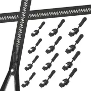 Zipper Repair Kit, Replacement Zipper, 12PCS 3 Different Size Replacement,