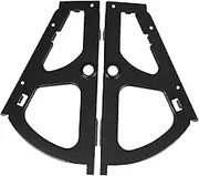 CHILDWEET 2pcs Heavy Duty Black Hidden Drawer Hinges Stylish Flip Frames for Shoe Cabinet Assembly Single Layer Design for Effortless for Home Office