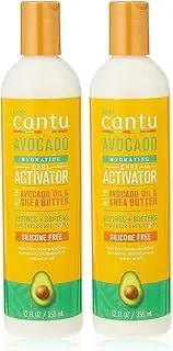 Cantu Avocado Curl Activator 12 Ounce (355ml) (Pack of 2)