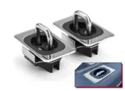 Flush Fit Retractable Truck Bed Tie Down Anchors, Stainless Steel, Compatible...