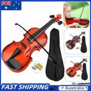 Kids NEW Violin Musical Instrument 4 Strings Beginner Practice Model Toy Gift