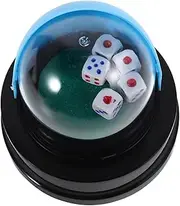UPKOCH Electric Dice Shaker Cup Automatic Roller for Bar Interactive Game Night Accessory Unique Design for Fun Gatherings for Parties Entertainment