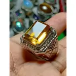 MERAH STONE RING 黃色柑橘王藍寶石藍托帕石紅暹羅 IJO 橄欖石酷男士戒指今日