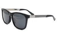 在飛比找Yahoo!奇摩拍賣優惠-GUCCI 古馳 現代前衛系列 方框太陽眼鏡墨鏡 男款 黑色