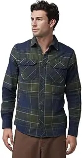 [Fox Racing] Fox Trail Dust Flannel Midnight L Unisex Adult Shirt