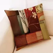 Vintage Geometric Decorative Toss Pillows Cover 4PCS Soft Square Cushion Case Pillowcase for Bedroom Livingroom Sofa Couch Chair