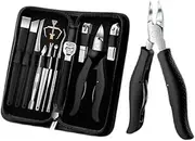 Nail Clippers Pedicure Tools for Home Paronychia Portable Manicure Nail Cutting Set for Men, Knife High Quality Scissors Dead Skin Pedicure Tool Manicure Set