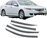 FUWKAIZS Deflectors Compatible for Accord 8th Spirior Sedan 2009~2014 Accessories Car Side Window Visor Trim Windshield Rain Eyebrow 2013 2012