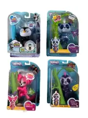 4 Fingerlings Kayla Marge Tux Archie Interactive Play - Brand New Free Ship