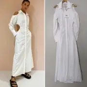 Sir The Label Sz 3 White Mason Cutout Shirt Dress NEW W Tags
