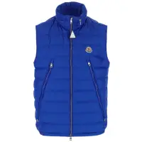 在飛比找momo購物網優惠-【MONCLER】新款 男款 ALBYT 羽絨背心-藍色(2