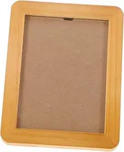 Luxshiny Baby Sonogram Photo Board Wooden Baby Keepsake Frame Elephant Shape for Nursery Decor