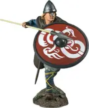 Geir - Viking Defending with Spear and Shield - W. Britain's #62139