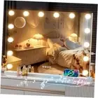 Vanity Mirror with Lights and Bluetooth Speaker 28" x 20" White-bluetooth