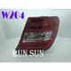 ●○RUN SUN 車燈,車材○● 全新 BENZ 11 12 奔馳 W204 C-CLASS 5D WAGON 新款AMG樣式光柱紅白LED尾燈組