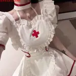 COS服 萬聖節服裝性感COSPLAY女僕純欲可愛護士裝LOLITA洋裝