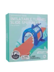 NEW SEALED Coconut Grove Shark Inflatable Tunnel Slide Sprinkler
