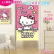 【巴芙洛】日本三麗鷗一片式魔術貼長門簾85x180cm-hellokitty-04C(hello kitty/美樂蒂/布丁狗門簾)