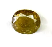 4.73ct Yellowish Green Demantoid Garnet 100% natural earth mined Namibia
